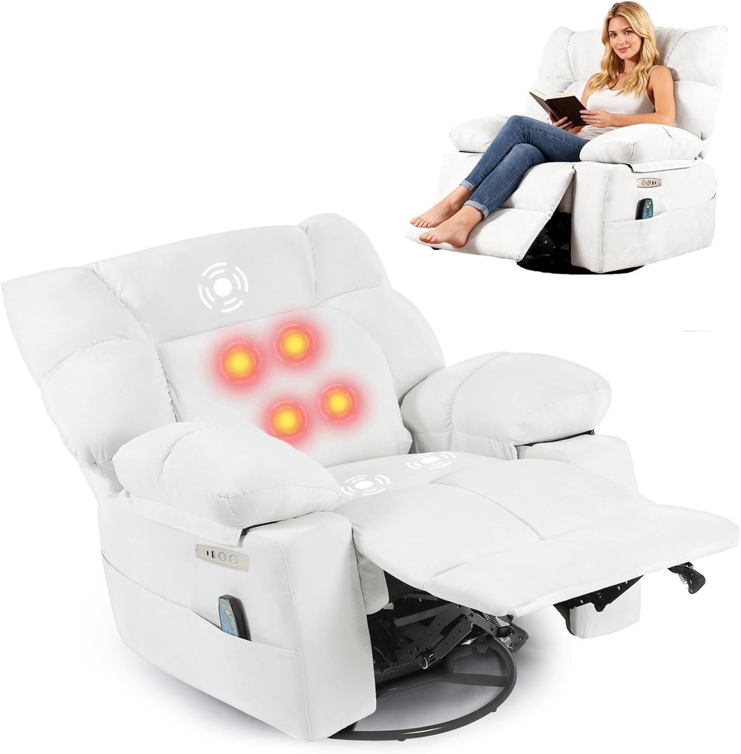 Massage recliner