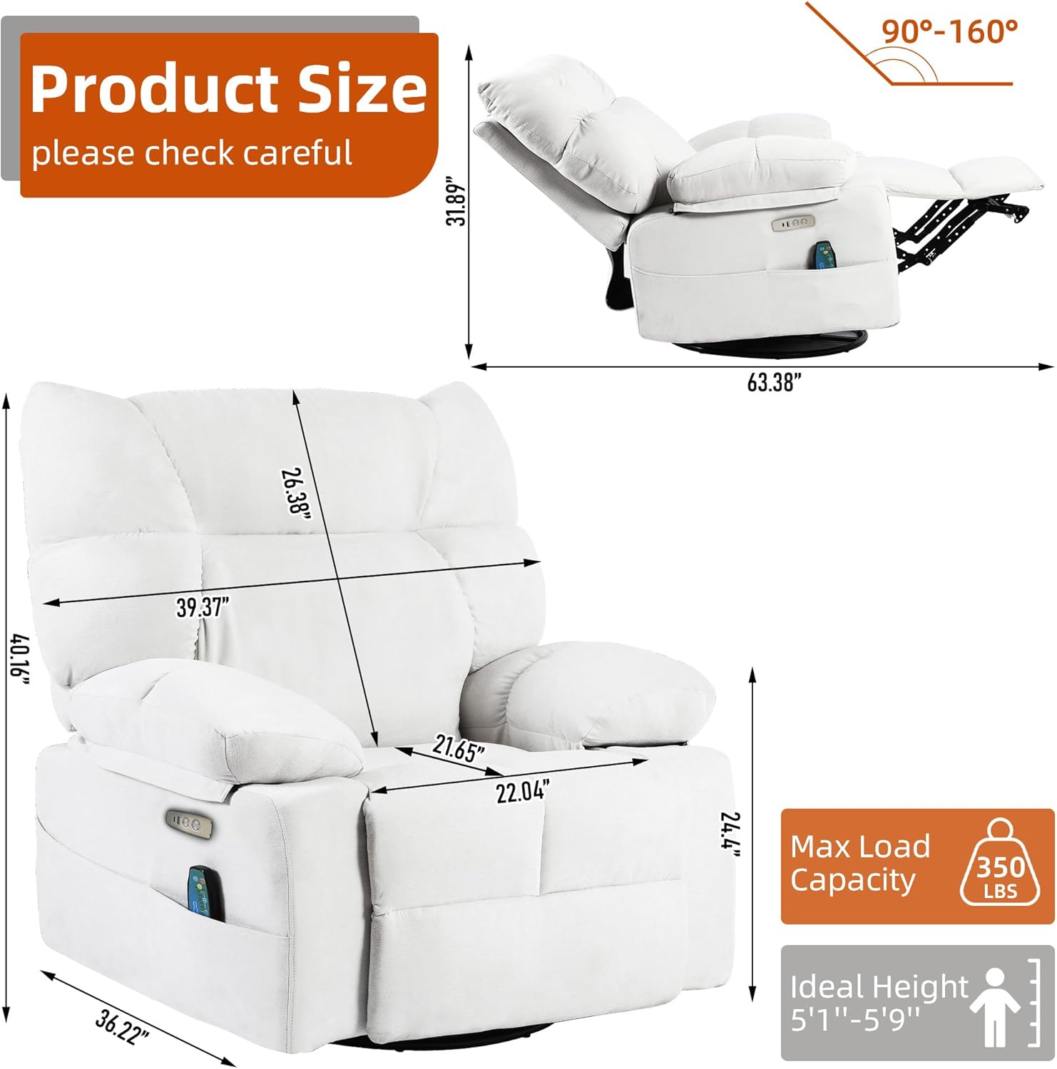 Massage recliner