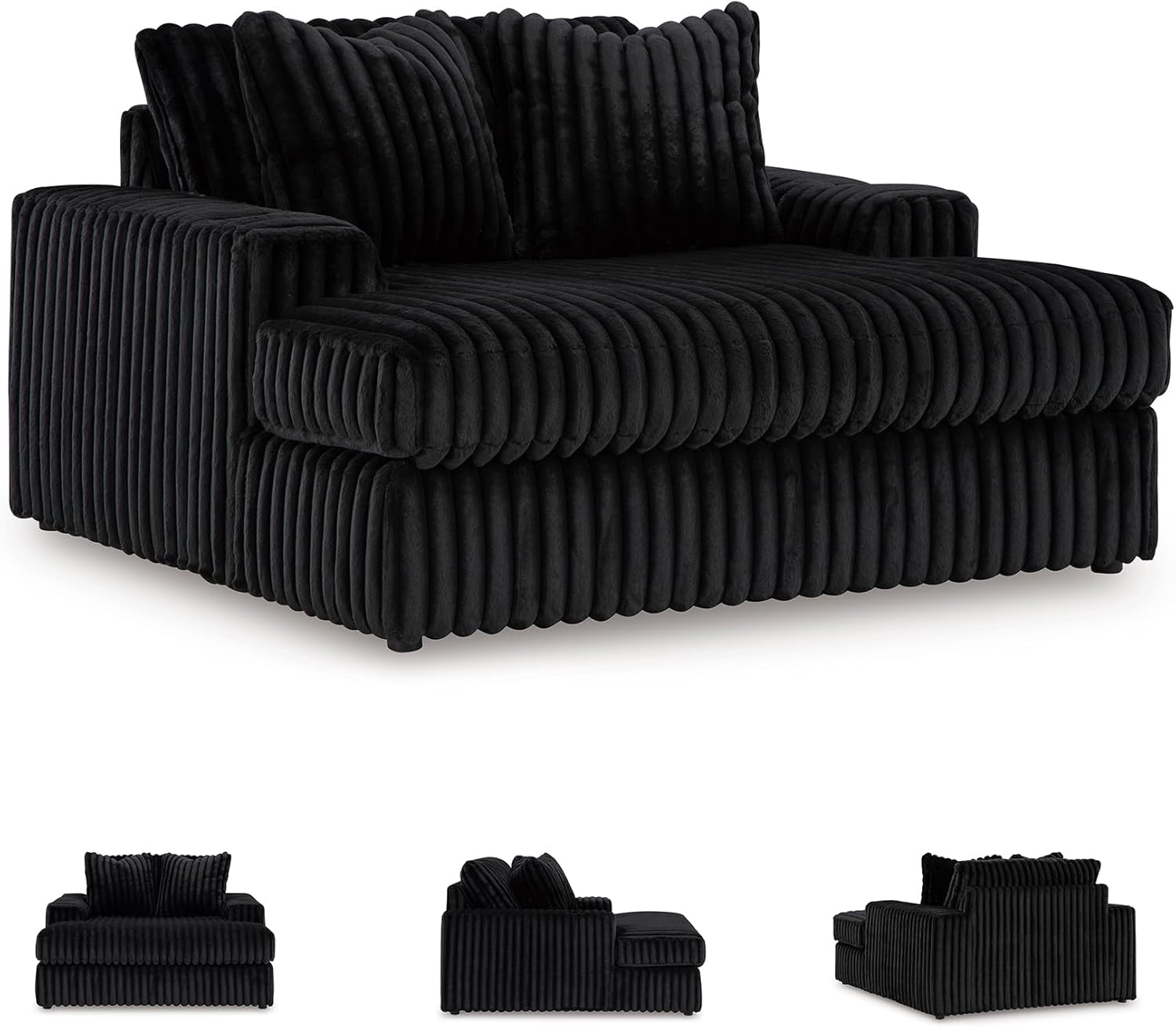 Oversized Recliner, 64 inches wide x 68 inches deep x 41 inches high