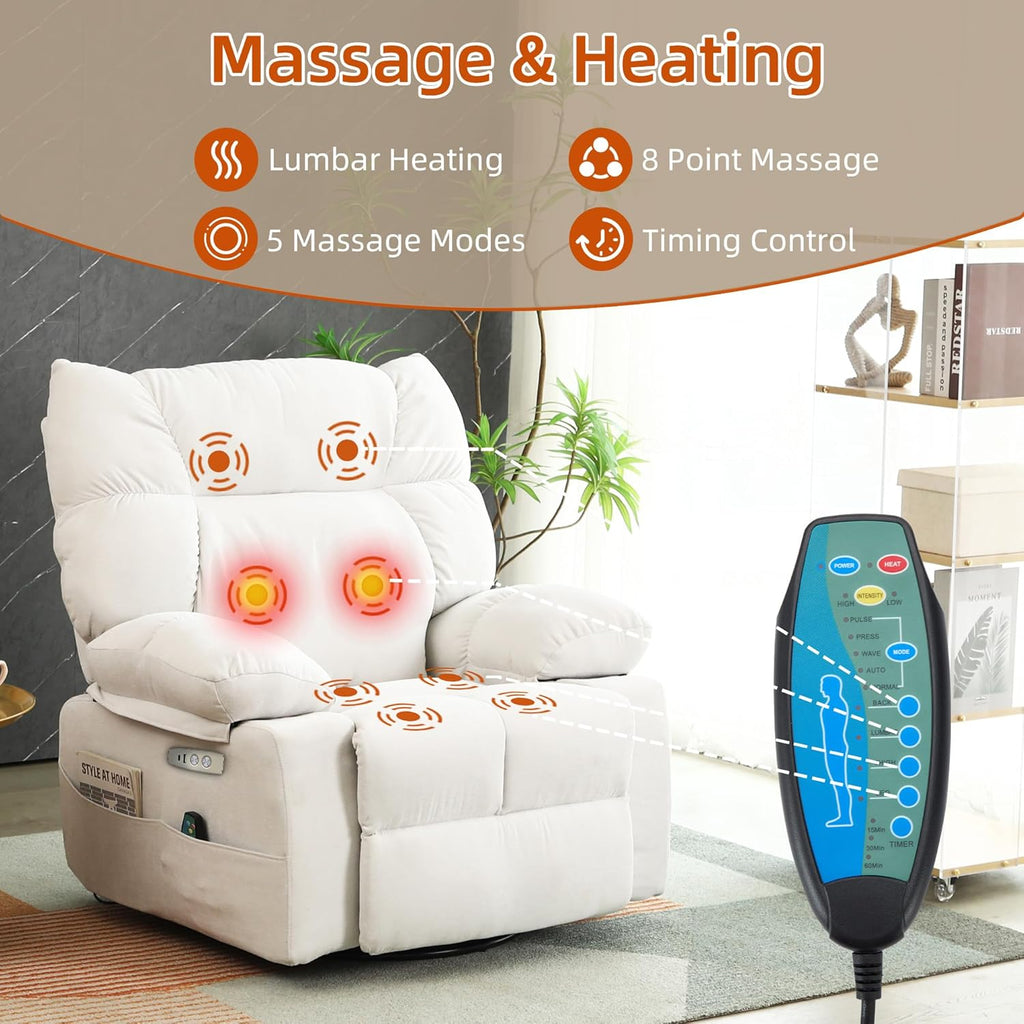Massage recliner