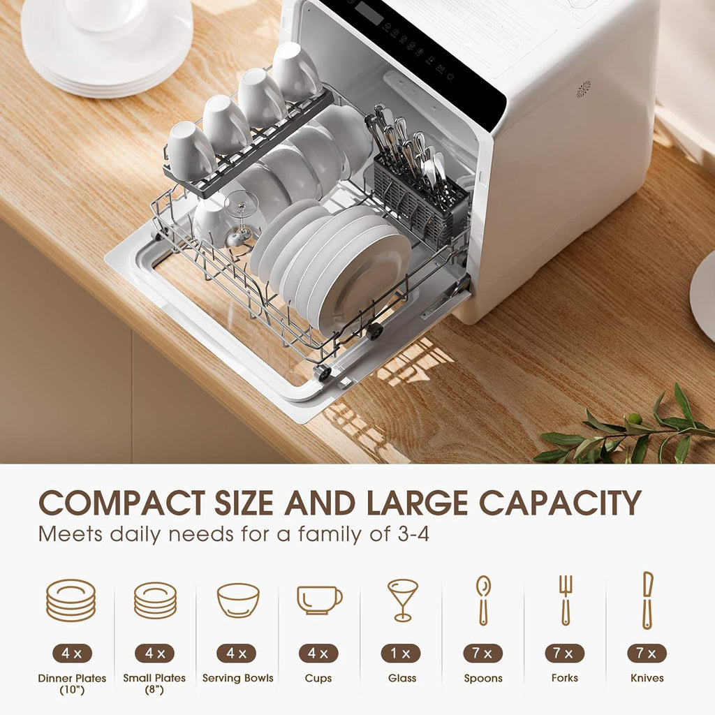 ✨ NOVETE Portable Countertop DNOVETE Portable Countertop Dishwasher，Grab the deal while it lasts! 🔥ishwasher – Unbelievable Price! 🧼🏡 Perfect for Small Apartments 🚿🛋️ Keep your dishes spotless with convenience and style! Don't miss out! 🔥