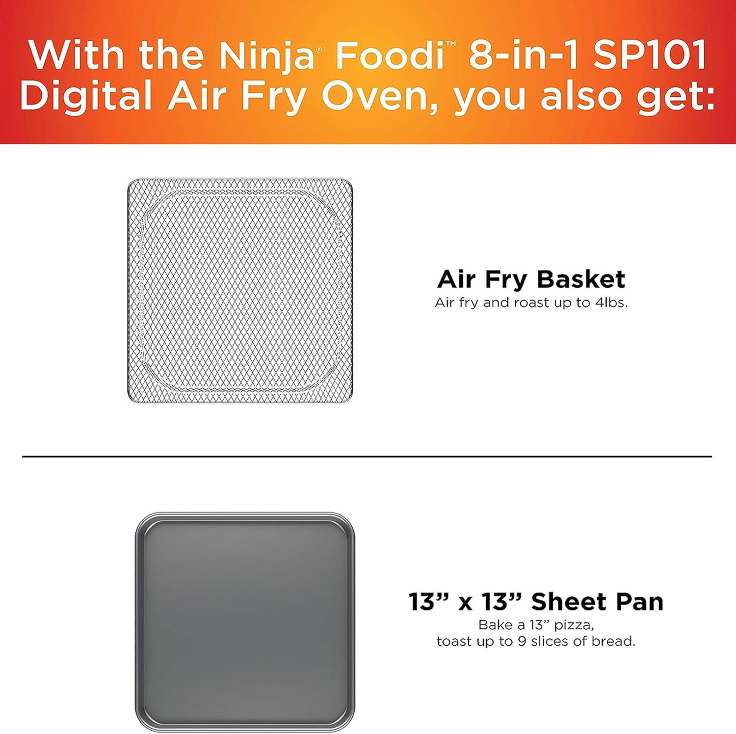 Digital Air Fryer Countertop Oven with Flip-Top Design (Includes Air Fryer Basket, Rack & Crumb Tray) | Space-Saving & Easy to Clean | Limited-Time Deal 💥 Save Now!