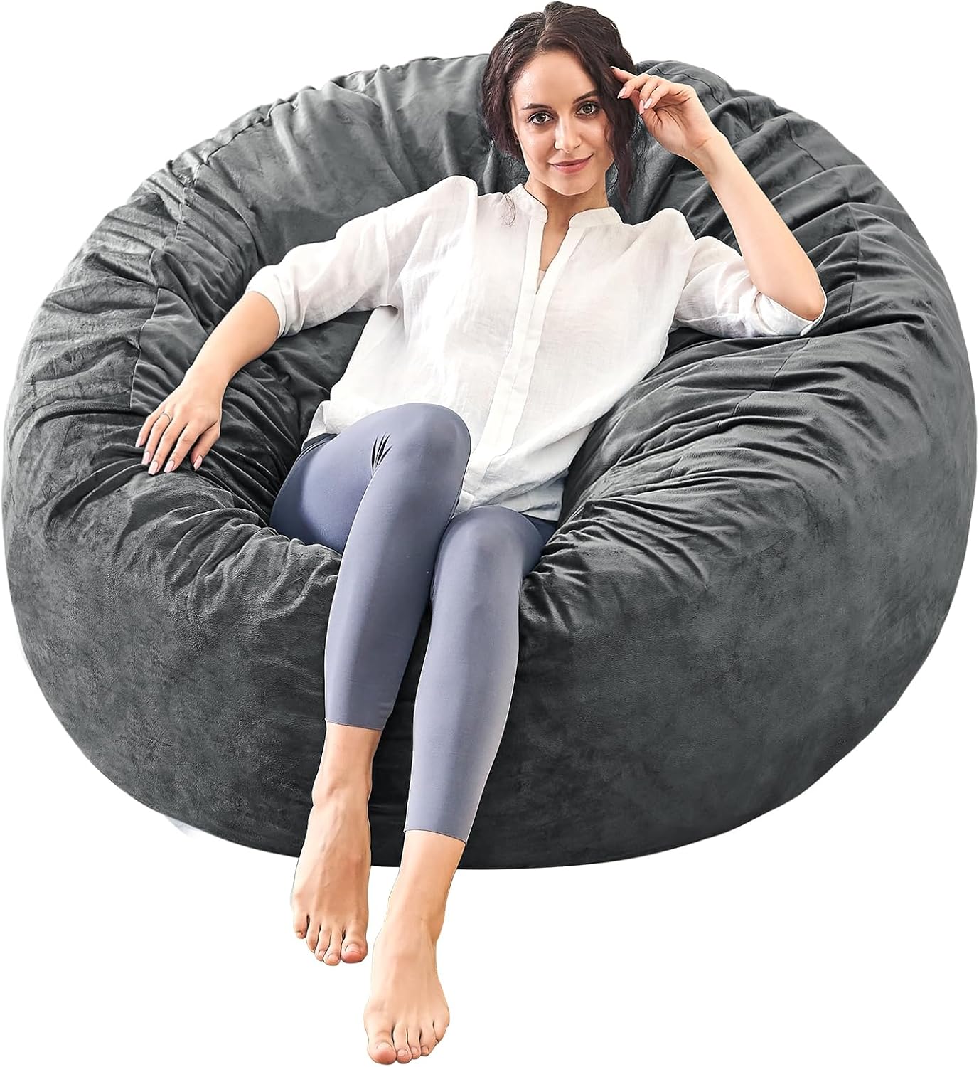 🔥Hot Selling - 3-foot beanbag chair, only grey left for clearance sale